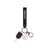Graf keychain with paddle and white ball charm on a white background