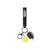 Anna Bright Scopeus Pro IV keychain with paddle and ball charm featuring Joola logo on a white background