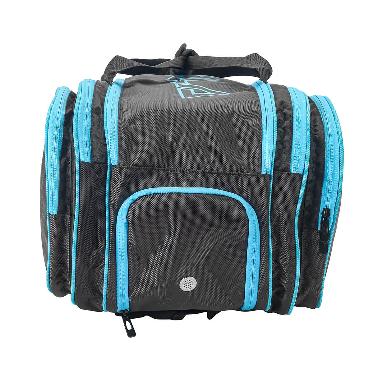 Product photo of the JOOLA Tour Elite Pickleball Duffle in Elite Black & Light Blue #Elite Black/Light Blue