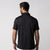 Image showing the back of a JOOLA men's club polo, black.