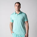 Tropic Tide Heather-Men's Club Polo