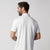 Image of the back of a JOOLA men's club polo, white.