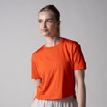 Poppy Red-Women's Court Crop Tee