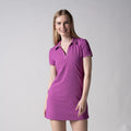 Passion Purple-Women's Club Novelty Polo Dress