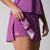 Gray background, close up image of the under shorty of the JOOLA women's pickleball printed skorts, passion purple.