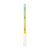 Pickleball paddle with gradient yellow to green handle on a white background.