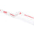 White background, close up image of an unrolled roll of JOOLA Pro IV edge guard tape.
