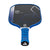 White background, product image of the JOOLA Essentials Dash pickleball paddle with dark blue edge guard and dark blue handle.