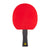 White background, image of a red JOOLA Table Tennis Racket with a yellow JOOLA Trinity logo on the handle.