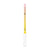 Pickleball paddle with gradient design from white to yellow on a white background.