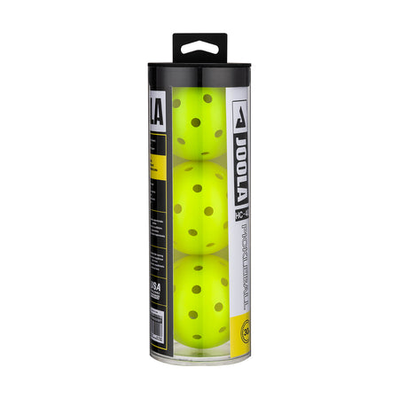 White background, product image of a package of three JOOLA HC-40 balls.