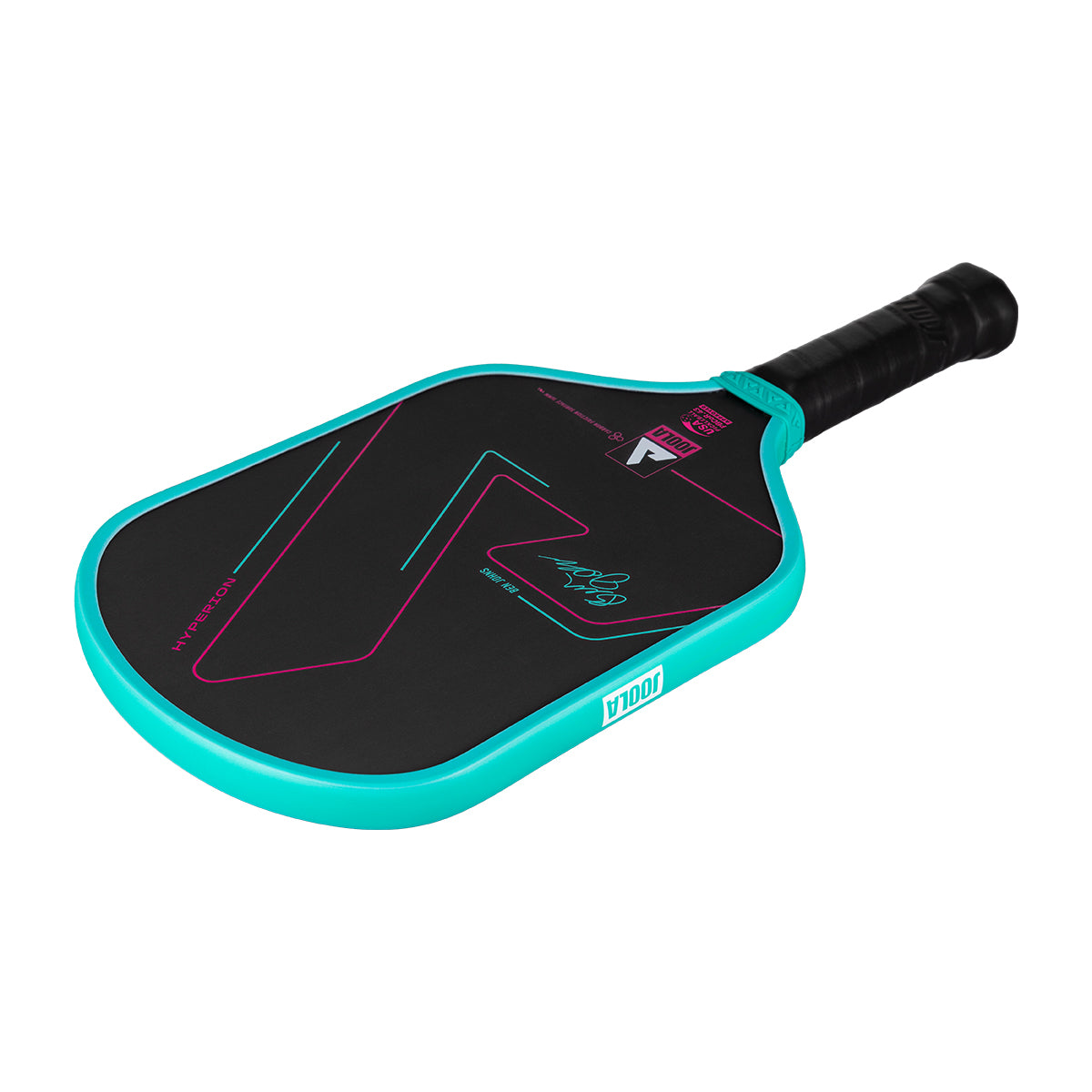 White background, angled view of the JOOLA Vice Hyperion pickleball paddle.