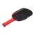 Angled view of the JOOLA Agassi Heat Vision pickleball paddle.