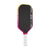 White background, angled view of the JOOLA Magnus Pro IV pickleball paddle with yellow and pink gradient edge guard.