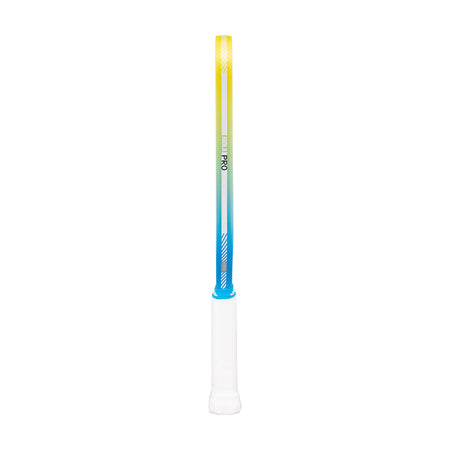 Gradient-colored pickleball paddle edge guard with 'PRO' branding on a white background.
