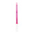 Pink and white pickleball paddle on a white background