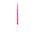 White and pink pickleball paddle on a white background.