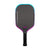 White background, image of a JOOLA Perseus 3S Dual pickleball paddle with a purple and blue dual gradiant edge guard.