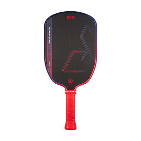 White background photo, image of the JOOLA Agassi Edge Heat Vision pickleball paddle.