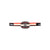 White background, JOOLA table tennis racket with black, red and white.