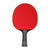 White background, JOOLA Infinity Z Carbon Table Tennis Racket with a red surface and a black, gray and red handle.