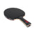 White background, JOOLA Infinity Z Carbon Table Tennis Racket with a black surface and a black, gray and red handle.