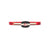 White background, JOOLA Carbon  X Table Tennis Racket in black, red and white.