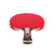 White background, JOOLA Red Carbon Pro Table Tennis racket with a red, black and gray handle.