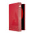 White background, JOOLA Red Carbon Pro Table Tennis Racket in a premuim case.