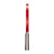 White background, side view of a JOOLA Carbon Pro Table Tennis Racket with Red and Black.