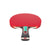 White background, JOOLA Red Carbon CTR table tennis racket with a red surface.