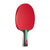 White background, JOOLA Red Carbon CTR table tennis racket with a red surface.