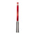 White background, white and gray handle on a JOOLA Red Carbon CTR table tennis racket.