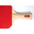 White Background Image: Close up of the JOOLA Spirit table tennis racket handle.