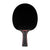White background, JOOLA Table Tennis racket with a black surface and a black and red handle.