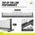 JOOLA pickleball infographic for the JOOLA Pro Pickleball Net (S). Image shows close up and fair away shots to highlight the height and length of the net.