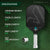 Infographic outlining the paddle specifications for the JOOLA Vision pickleball paddle. Outlined on the image are the paddle's Average Weight, Paddle Length, Paddle Width, Grip Length and Grip Circumference.