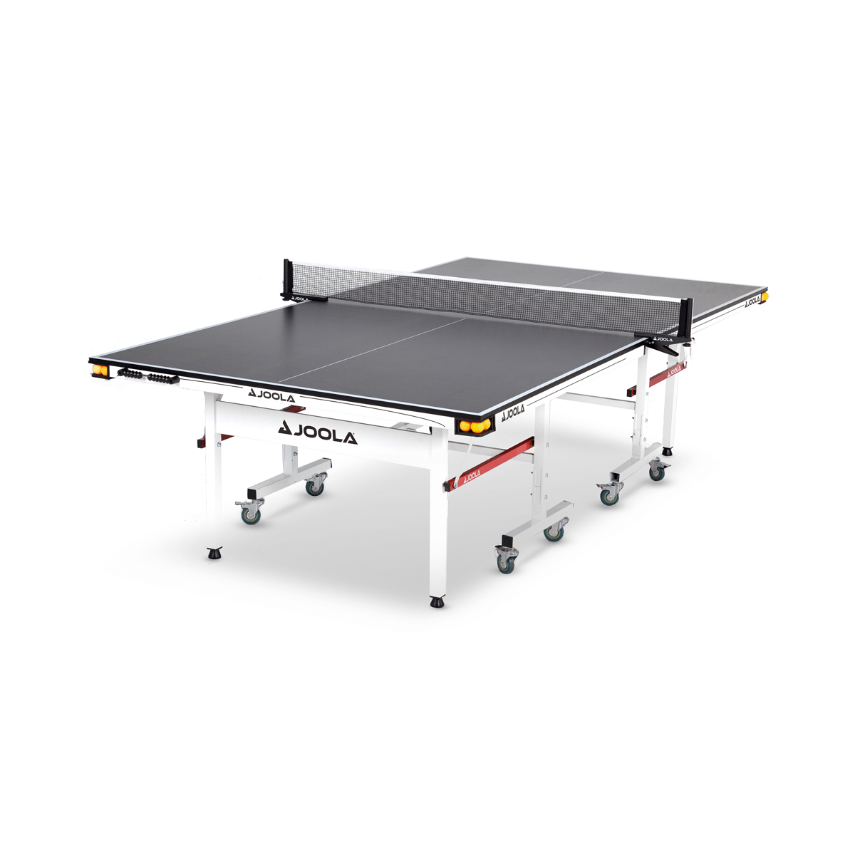 White background, product image of the JOOLA Rapid Play 1800 table tennis table.