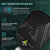Infographic showing the next-generation technology inside the JOOLA Solaire pickleball paddle. Features highlighted are the Hyperfoam Edge Wall, Reactive Honeycomb Polymer Core and Carbon Friction Surface.