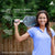 Infographic image of JOOLA Pro Simone Jardim holding her JOOLA Simone Jardim Hyperion C2 pickleball paddle.