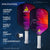 Infographic outlining the paddle specifications for the JOOLA Hyperion pickleball paddle. Outlined on the image are the paddle's Average Weight, Paddle Length, Paddle Width, Grip Length and Grip Circumference.
