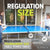 Infographic image showing the regulation size of the JOOLA rapid play outdoor table tennis table.