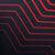 Red wavy lines on a black background