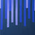 Pattern of blue and purple vertical bars on a dark blue background