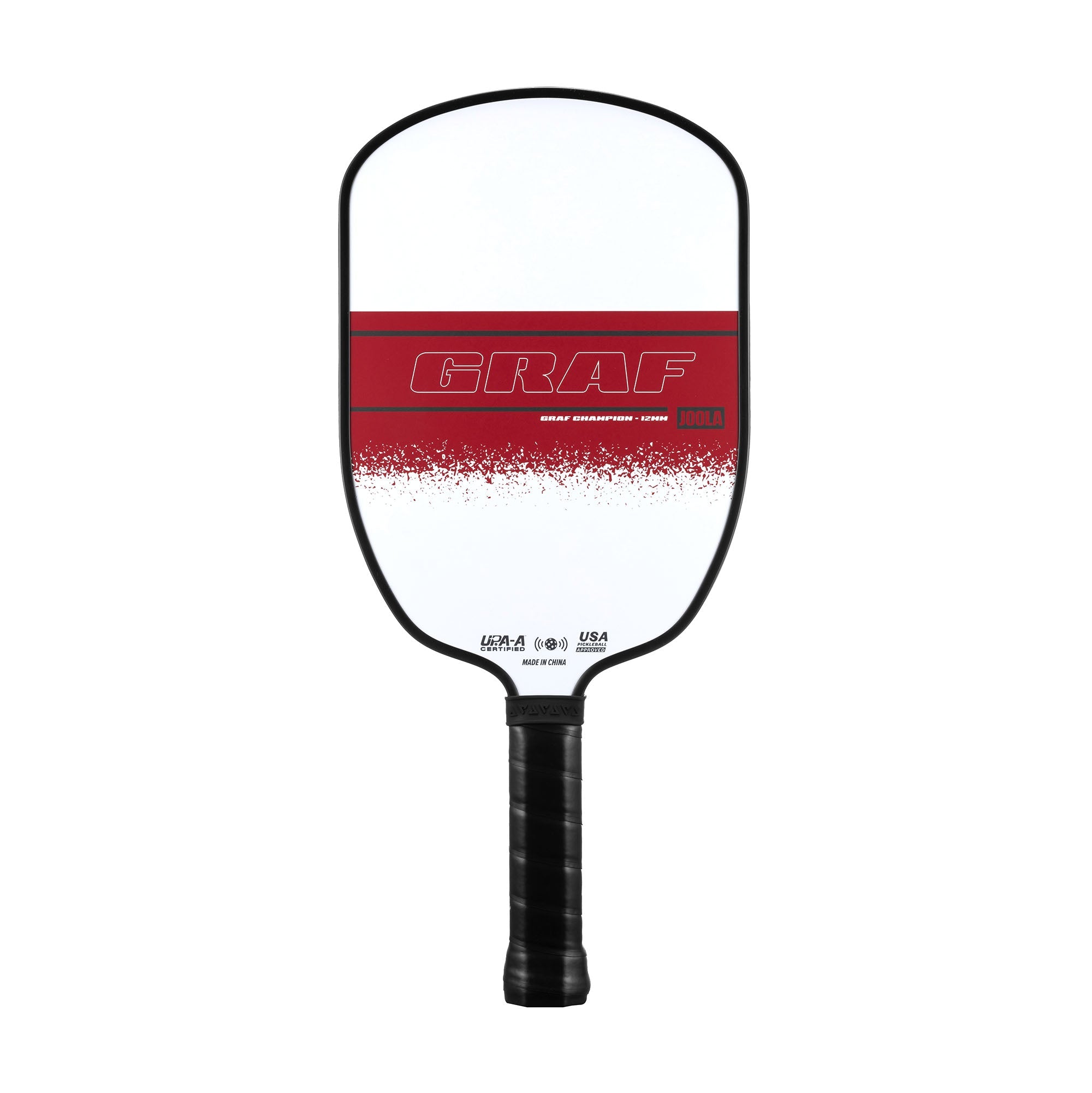 White background, product image of the Agassi x JOOLA Graf Champion Pickleball paddle.