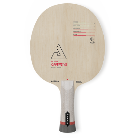 JOOLA BASEline Offensive Table tennis racket with brand logo and text on a white background.
