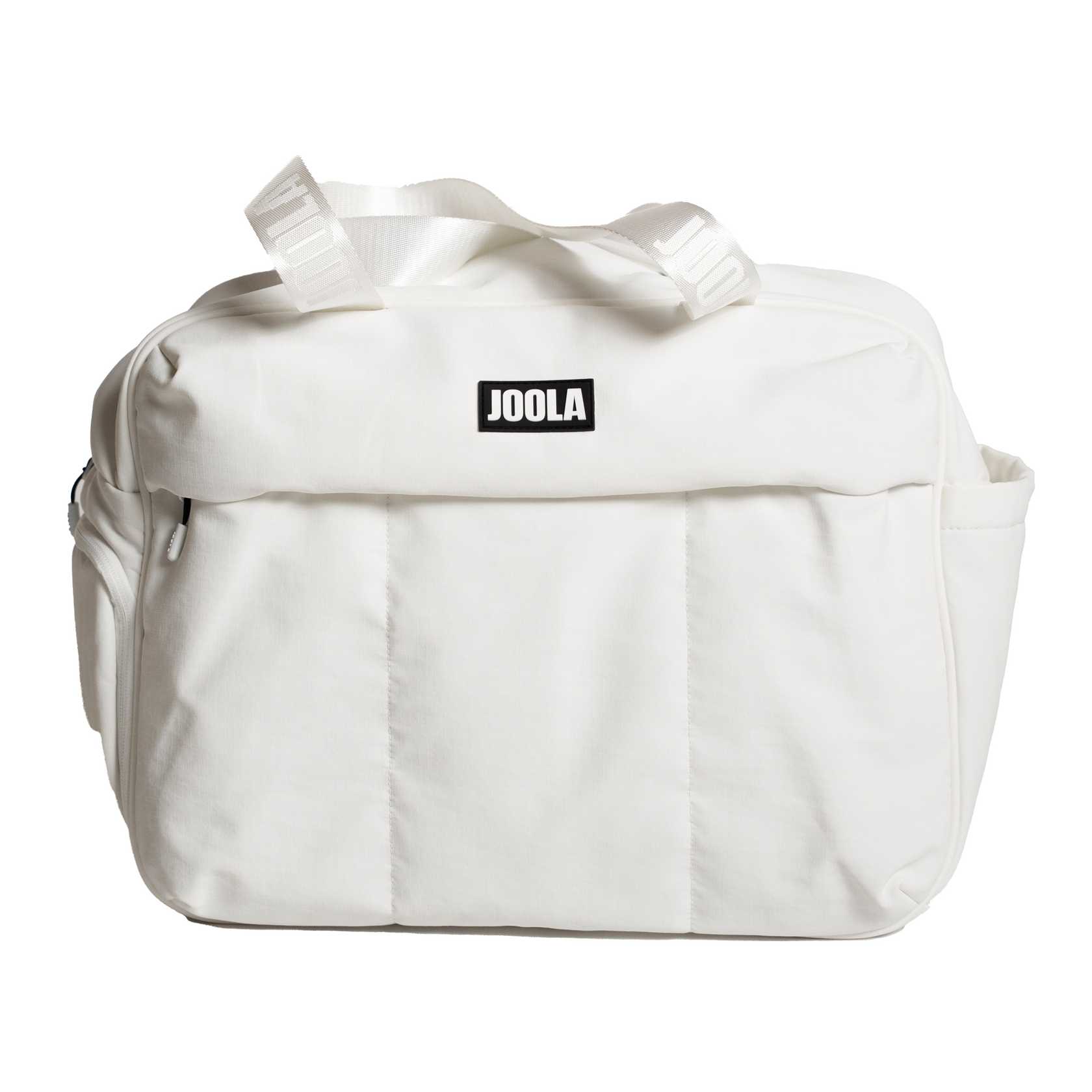 White bag with 'JOOLA' logo on a white background