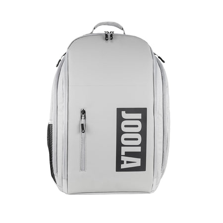 Gray JOOLA Vision II backpack on a white background.
