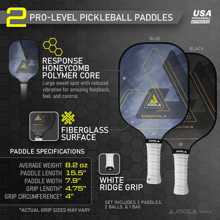 JOOLA IG Image showing the full specs for the JOOLA Essentials.