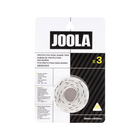 White background, image of a package of JOOLA Scorpeus Pro IV Edge Guard tape.